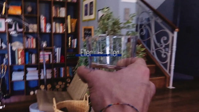 Video Reference: Hand, Wood, Gesture, Publication, Building, Window, Shelf, Customer, Bookcase, Glass