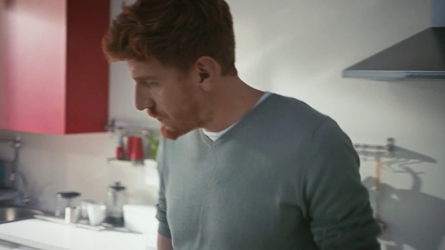 Video Reference: Forehead, Jaw, Sleeve, Elbow, Facial hair, Cooking, Kitchen appliance, T-shirt, Fun, Audio equipment