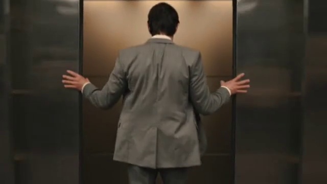 Video Reference: Suit trousers, Sleeve, Gesture, Grey, Collar, Blazer, Suit, Dress shirt, Formal wear, Event