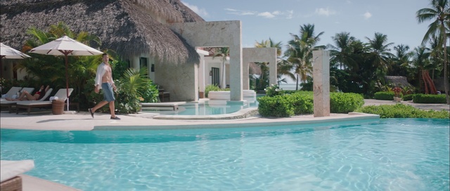 Video Reference: Water, Sky, Plant, Property, Swimming pool, Cloud, Azure, Building, Tree, Arecales