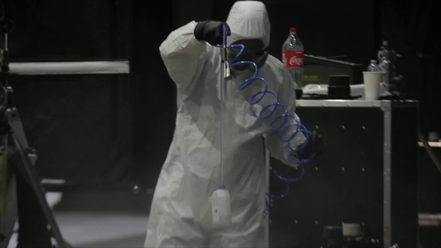 Video Reference: Safety glove, Sleeve, Glove, Science, Event, Service, Research, Entertainment, Elbow, Personal protective equipment