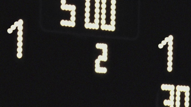 Video Reference: Font, Display device, Electronic signage, Signage, Symbol, Event, Number, Clock, Composite material, Darkness