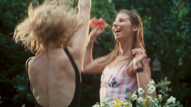 Video Reference: Plant, Smile, Botany, People in nature, Gesture, Happy, Grass, Leisure, Summer, People