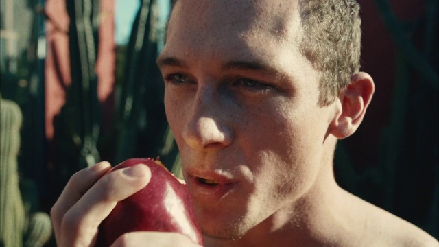 Video Reference: Nose, Lip, Eyebrow, Mouth, Food, Human, Jaw, Neck, Eyelash, Gesture