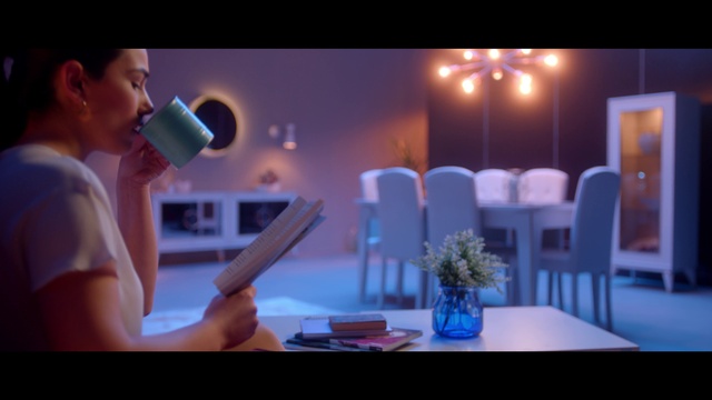 Video Reference: Plant, Table, Lighting, Flash photography, Chair, Gesture, Entertainment, Gadget, Event, Magenta