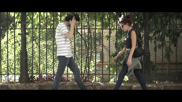 Video Reference: People in nature, Plant, Flash photography, Gesture, Happy, Fence, Grass, Tree, Tints and shades, Fun