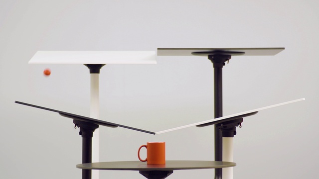 Video Reference: Furniture, Shelf, Table, Shelving, Wood, Rectangle, Street light, Outdoor furniture, Gas, Metal