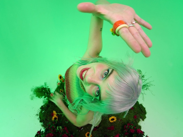 Video Reference: Hair, Green, Water, Plant, Happy, Gesture, Dress, Grass, People in nature, Smile