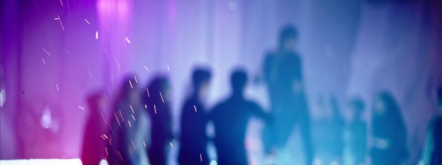 Video Reference: Purple, Violet, Entertainment, Font, Performing arts, Music, Electric blue, Visual effect lighting, Magenta, Tree