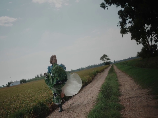 Video Reference: Sky, Cloud, Plant, Ecoregion, People in nature, Tree, Asphalt, Happy, Landscape, Agriculture