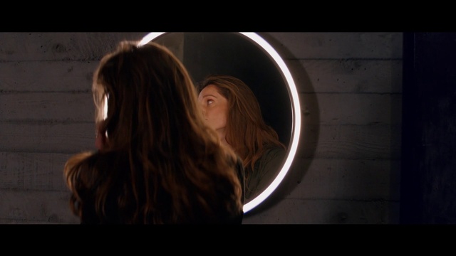 Video Reference: Nose, Chin, Mouth, Window, Flash photography, Gesture, Eyelash, Black hair, Midnight, Font