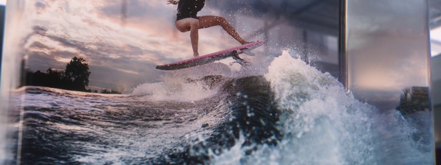 Video Reference: Water, Surfboard, Cloud, Skimboarding, Swimwear, Happy, Recreation, Towed water sport, Wind wave, Wind