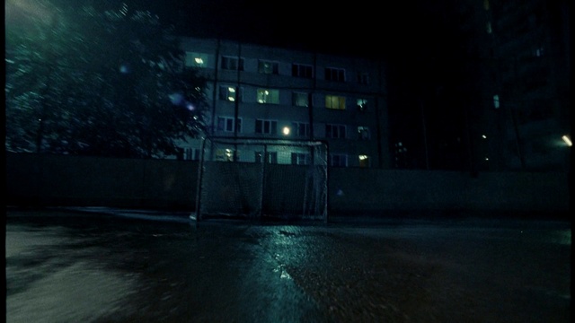 Video Reference: Building, Window, Atmospheric phenomenon, Midnight, City, Tints and shades, Metropolitan area, Facade, Space, Darkness