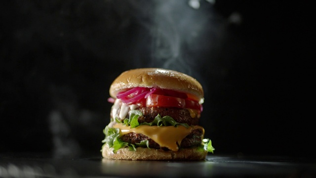 Video Reference: Food, Bun, Sandwich, Ingredient, Recipe, Staple food, Fast food, Cuisine, Hamburger, Baked goods