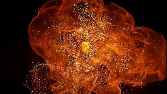 Video Reference: Amber, Astronomical object, Heat, Science, Gas, Space, Midnight, Event, Darkness, Astronomy