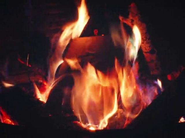 Video Reference: Bonfire, Fire, Flame, Campfire, Heat, Gas, Fireplace, Wood, Event, Darkness