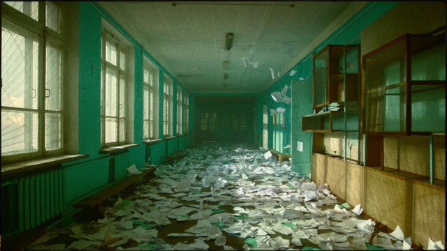 Video Reference: Window, Fixture, Floor, Flooring, Glass, Ceiling, Tints and shades, Wood, Art, Rectangle