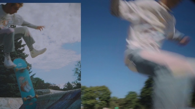 Video Reference: Sky, Cloud, Leg, Green, Nature, People in nature, Blue, Flash photography, Gesture, Happy