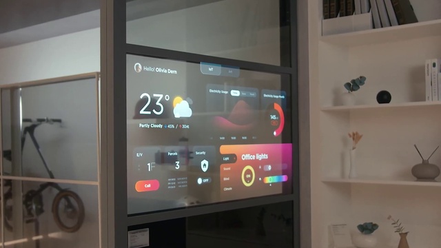 Video Reference: Interior design, Television set, Building, Audio equipment, Gadget, Display device, Home appliance, Flat panel display, Television, Machine