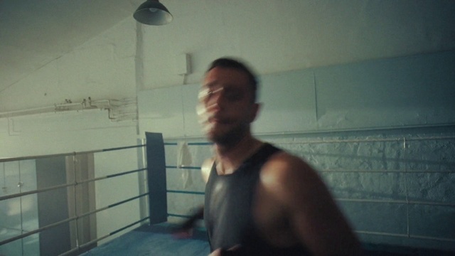 Video Reference: Shoulder, Beard, Jaw, Neck, Flash photography, Eyewear, Chest, Elbow, Facial hair, Trunk