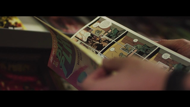 Video Reference: Font, Tints and shades, Rectangle, Visual arts, Art, Darkness, Room, Circle, Publication, Brand