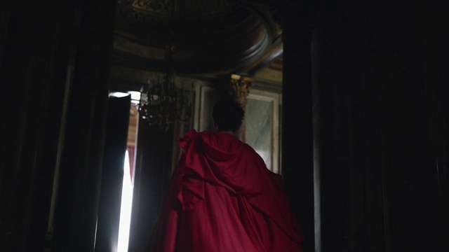 Video Reference: Tints and shades, Curtain, Event, Darkness, Column, Religious institute, Magenta, Room, Holy places, Place of worship