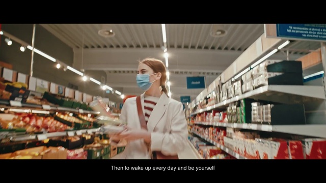 Video Reference: Building, Customer, Dress shirt, Retail, Service, Convenience store, Whole food, Shelf, Trade, Delicacy