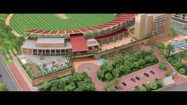 Video Reference: Plant, Property, Urban design, Tree, Land lot, Leisure, Residential area, Grass, Landscape, Facade