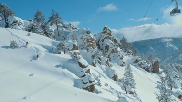 Video Reference: Cloud, Sky, Snow, Mountain, Plant, Slope, Tree, Highland, Outdoor recreation, Ice cap