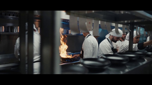 Video Reference: Chef, Cooking, Gas, Service, Event, Cook, Automotive design, Chief cook, Engineering, Hat