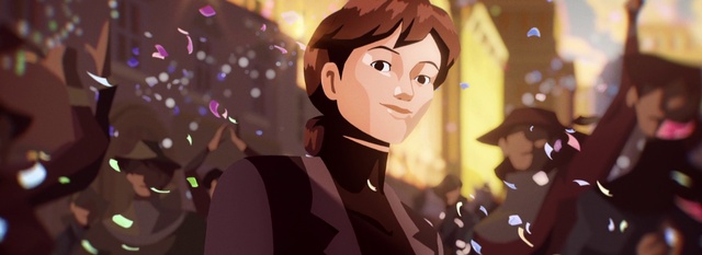 Video Reference: Hairstyle, Facial expression, Cartoon, Gesture, Happy, Interaction, Fun, Cool, Black hair, Flash photography