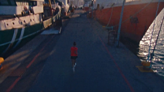 Video Reference: Naval architecture, Asphalt, Road surface, Watercraft, City, Road, Evening, Shadow, Leisure, Ship