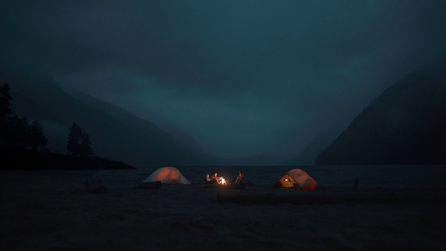 Video Reference: Atmosphere, Cloud, Tent, Sky, Mountain, Tree, Horizon, Landscape, Camping, Mountainous landforms
