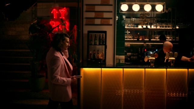 Video Reference: Drinking establishment, Human, Barware, Flash photography, Fun, Darkness, Art, Event, Room, Night