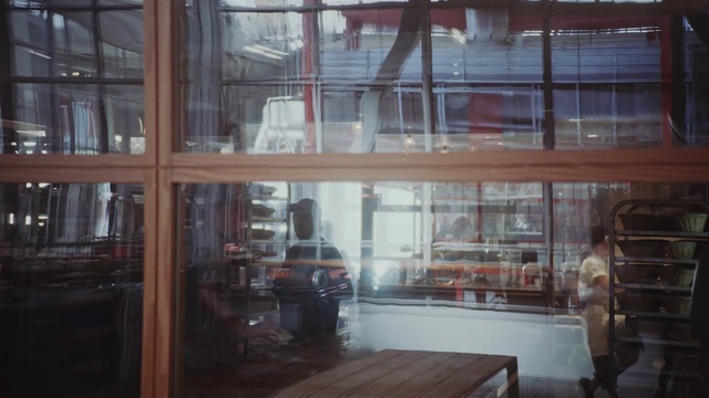 Video Reference: Wood, Shelving, Building, Window, Floor, Flooring, Fixture, Hardwood, Glass, Display case