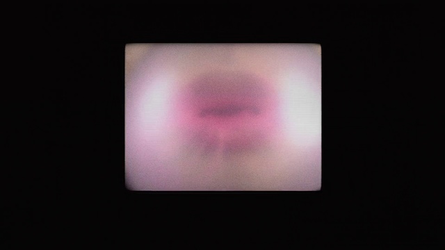 Video Reference: Purple, Jaw, Violet, Rectangle, Sky, Font, Tints and shades, Magenta, Display device, Symmetry