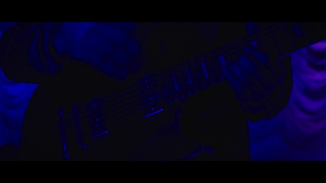 Video Reference: Blue, Guitar accessory, Purple, Organism, String instrument accessory, Guitar, String instrument, Font, Violet, Musical instrument
