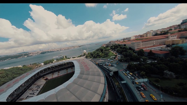 Video Reference: Cloud, Sky, Water, Building, Infrastructure, Urban design, Cityscape, Thoroughfare, Tower block, Asphalt
