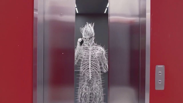 Video Reference: Automotive design, Automotive lighting, Sculpture, Sleeve, Art, Magenta, Glass, Vehicle door, Artifact, Display case