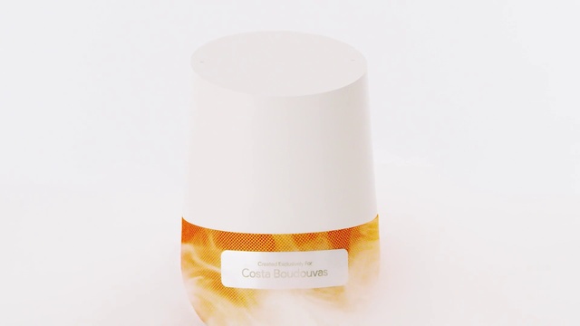 Video Reference: Liquid, Tints and shades, Cylinder, Font, Brand, Peach, Fashion accessory, Light fixture, Ceiling, Paper