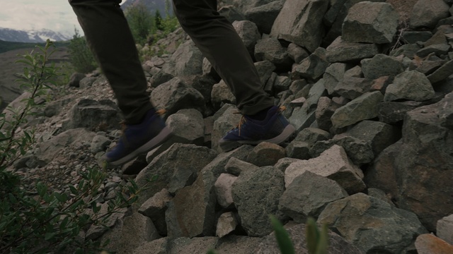 Video Reference: Shoe, Leg, Bedrock, Wood, Thigh, Calf, Sneakers, Formation, Landscape, Foot