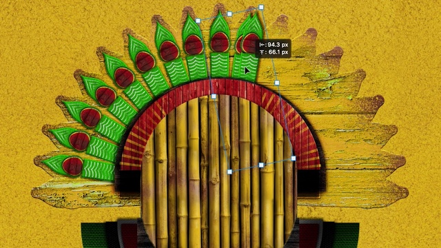 Video Reference: Yellow, Wood, Door, Symmetry, Tints and shades, Facade, Art, Font, Event, Arch