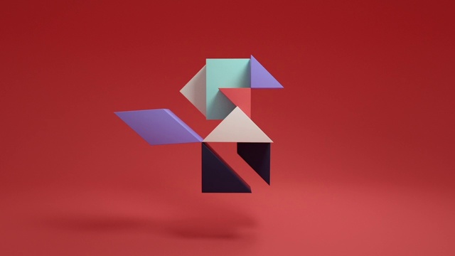 Video Reference: Triangle, Font, Symbol, Circle, Electric blue, Logo, Pattern, Tints and shades, Carmine, Magenta