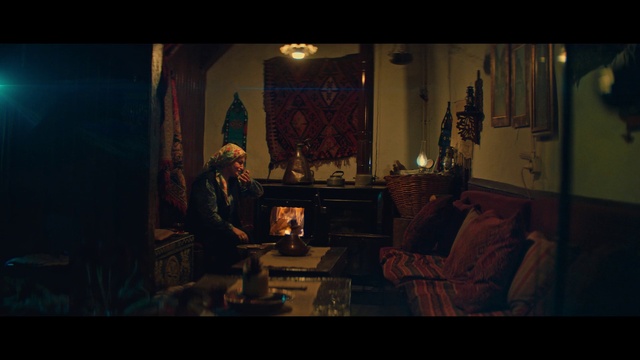 Video Reference: Couch, Space, Darkness, Table, Art, Event, Room, Coffee table, Visual arts, Desk