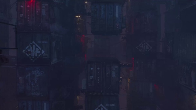 Video Reference: Building, Tints and shades, Midnight, Electric blue, Water, City, Space, Sky, Window, Pattern