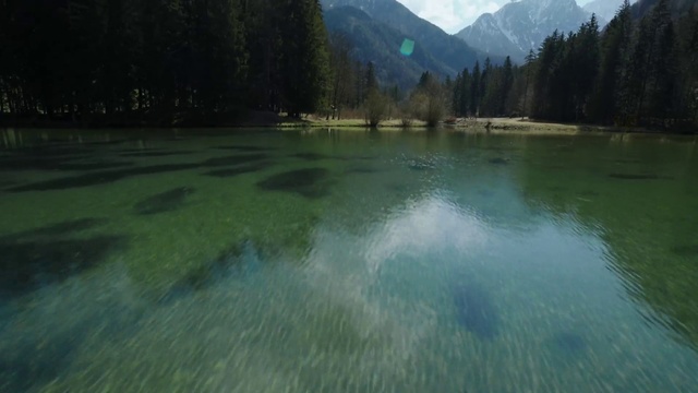Video Reference: Water, Plant, Sky, Tree, Mountain, Natural landscape, Lake, Watercourse, Bank, Cloud