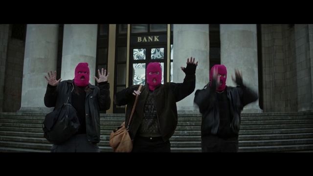 Video Reference: Purple, Gesture, Font, Headgear, Magenta, Event, Fun, Darkness, Entertainment, Sign language