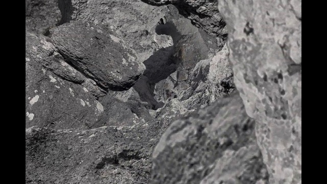 Video Reference: Bedrock, Grey, Formation, Outcrop, Monochrome photography, Fault, Landscape, Soil, Monochrome, Rock