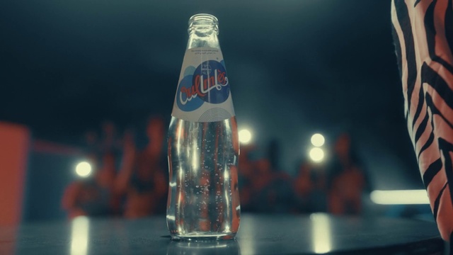 Video Reference: Bottle, Liquid, Drinkware, Fluid, Drink, Alcoholic beverage, Soft drink, Glass bottle, Water, Glass