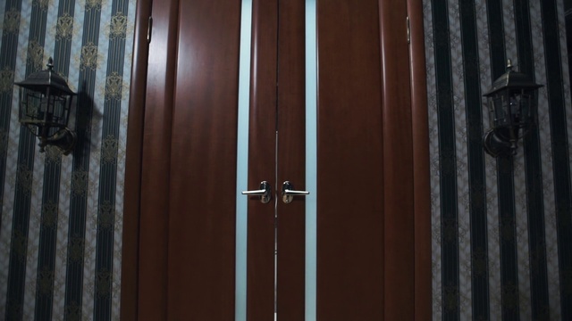 Video Reference: Brown, Wood, Textile, Door, Wood stain, Font, Hardwood, Tints and shades, Pattern, Facade